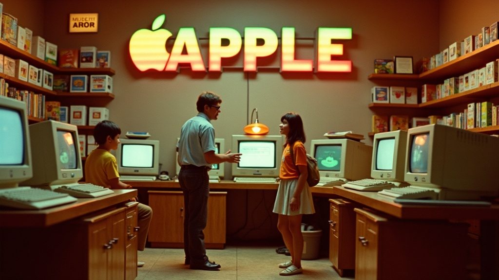 Apple as a 1970s computer store