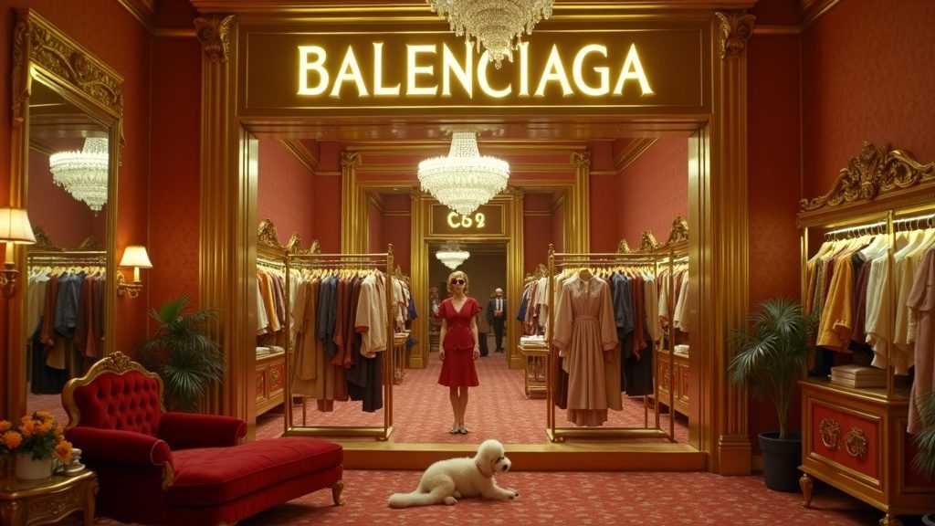 Balenciaga as a 1970s fashion house