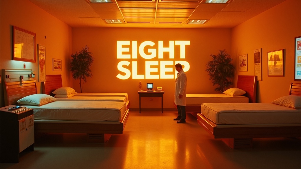 Eight Sleep as a 1970s sleep technology showroom