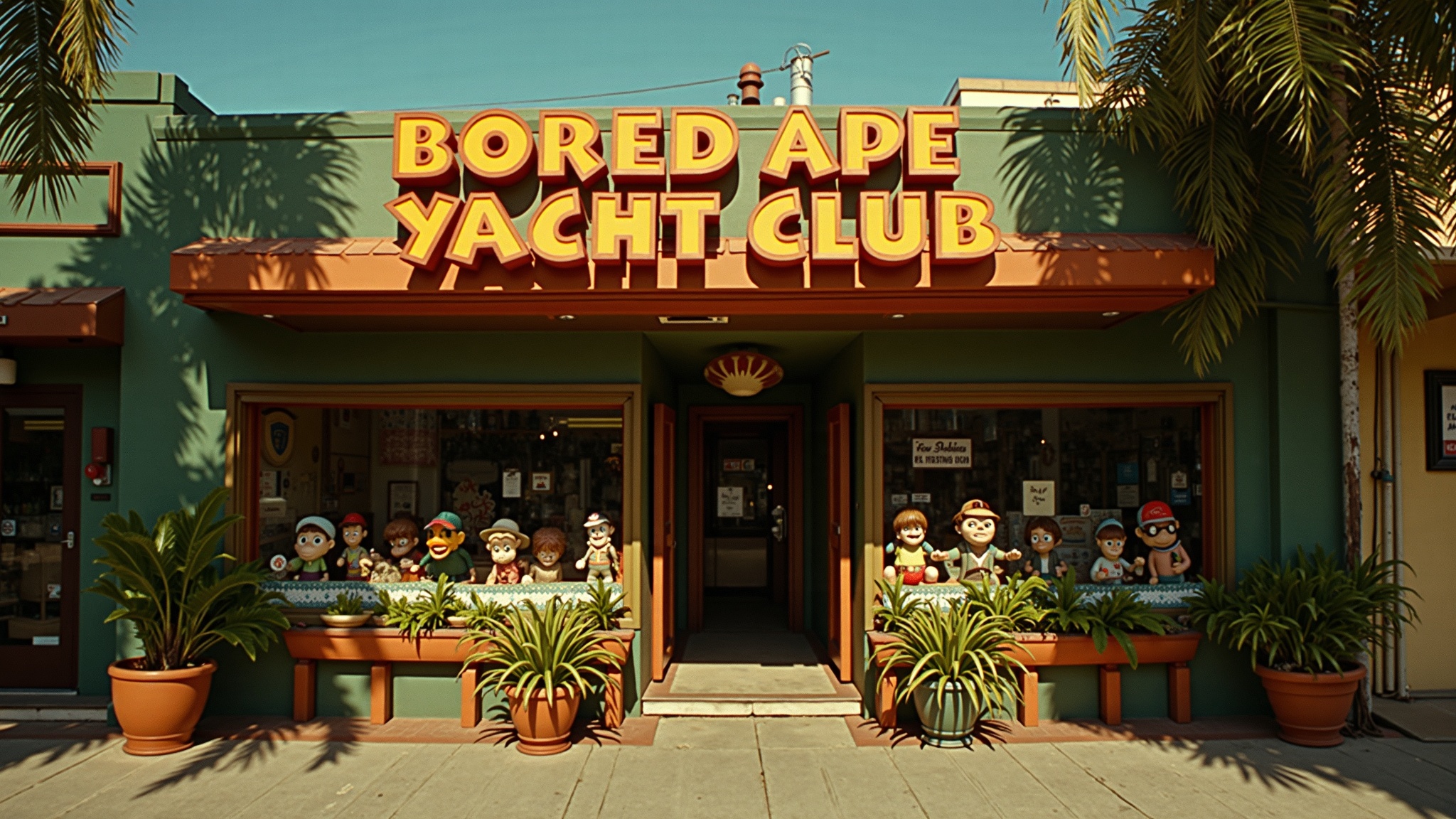 Bored Ape Yacht Club exterior view