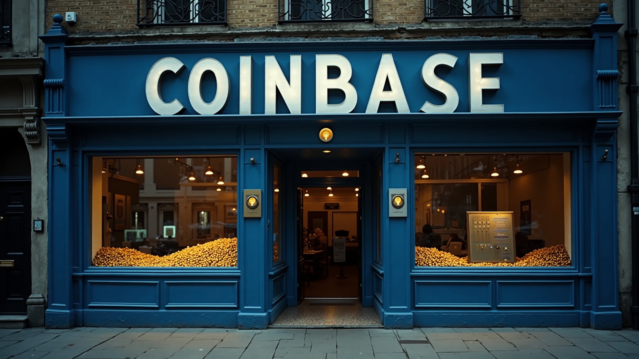 Coinbase exterior view