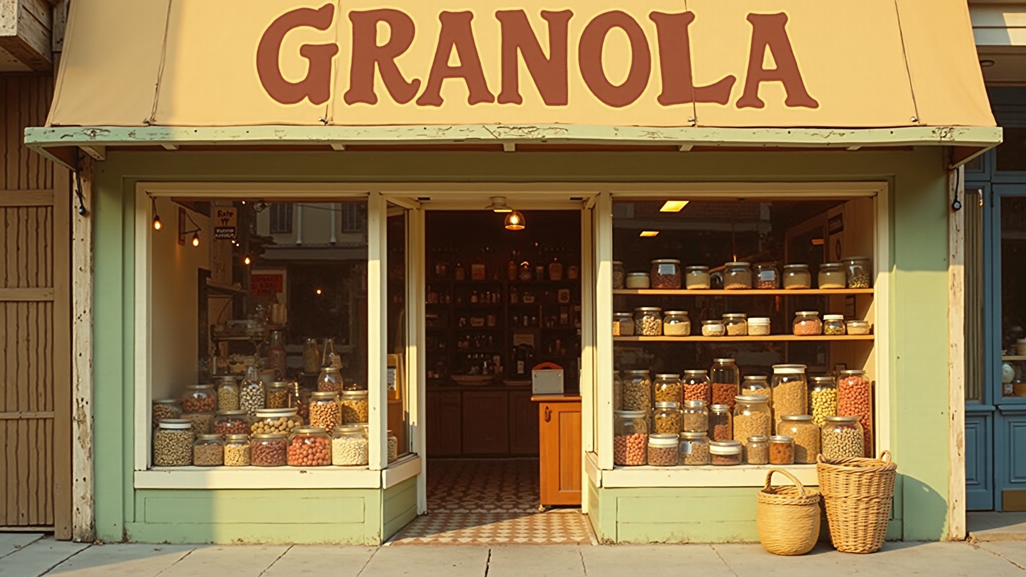 Granola exterior view