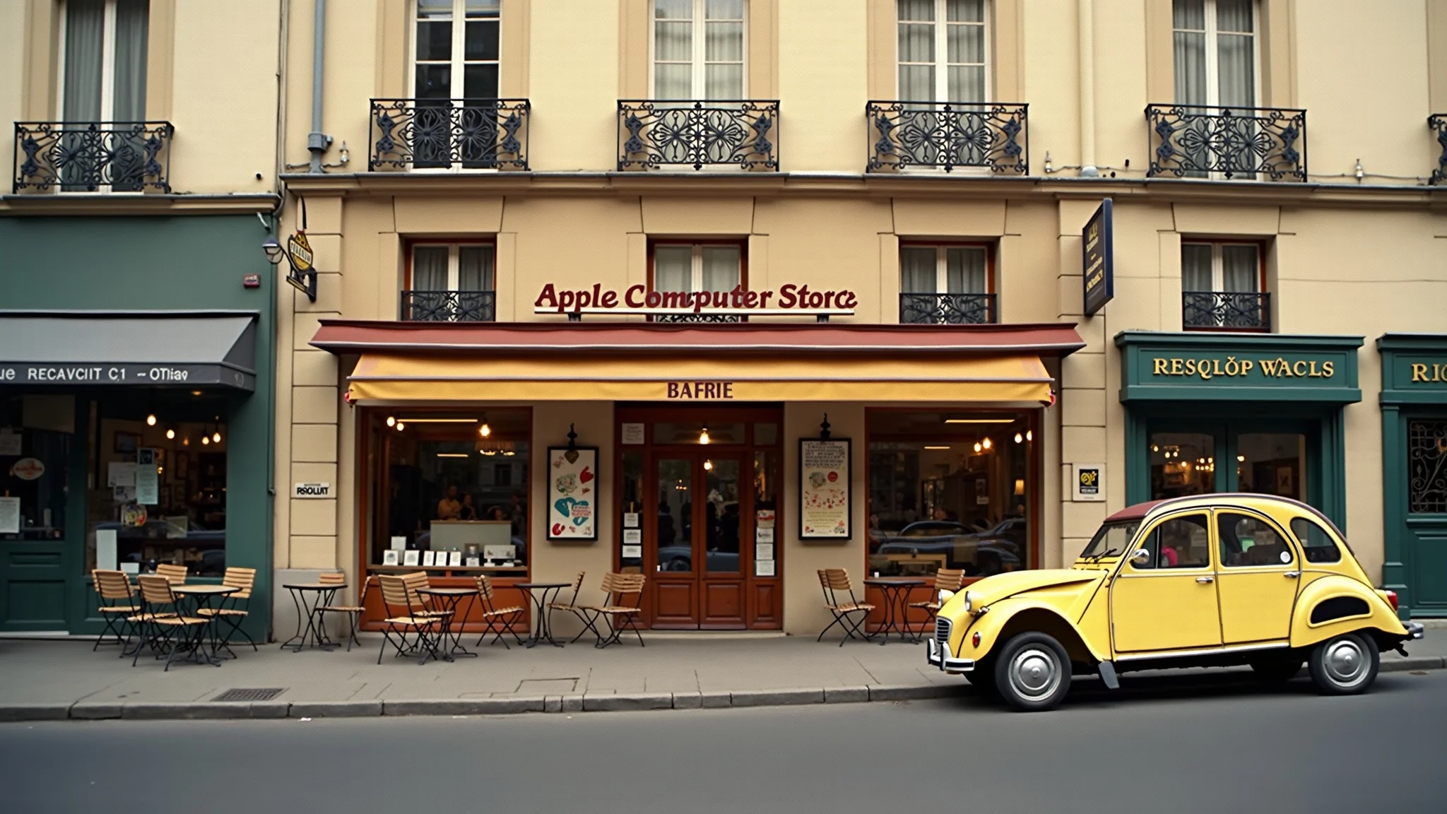Apple in 1970s Paris