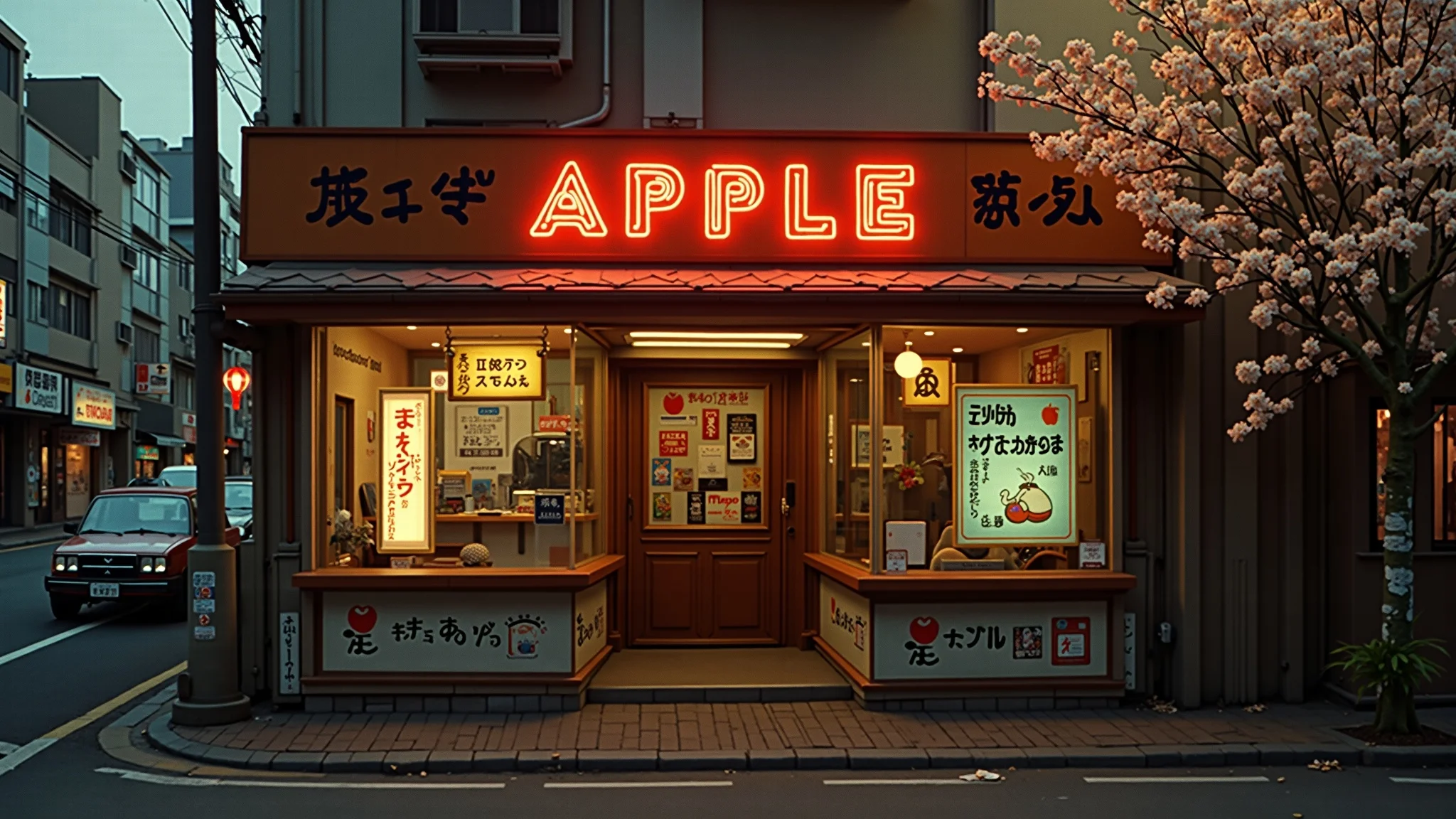 Apple in 1970s Tokyo