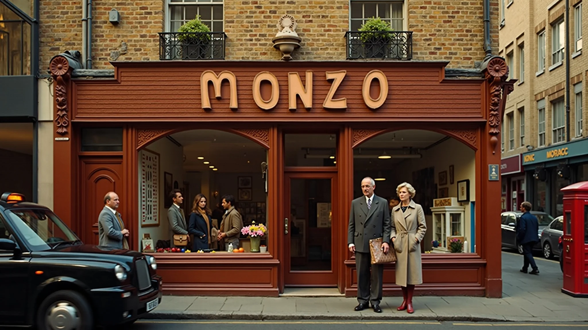 Monzo in 1970s London