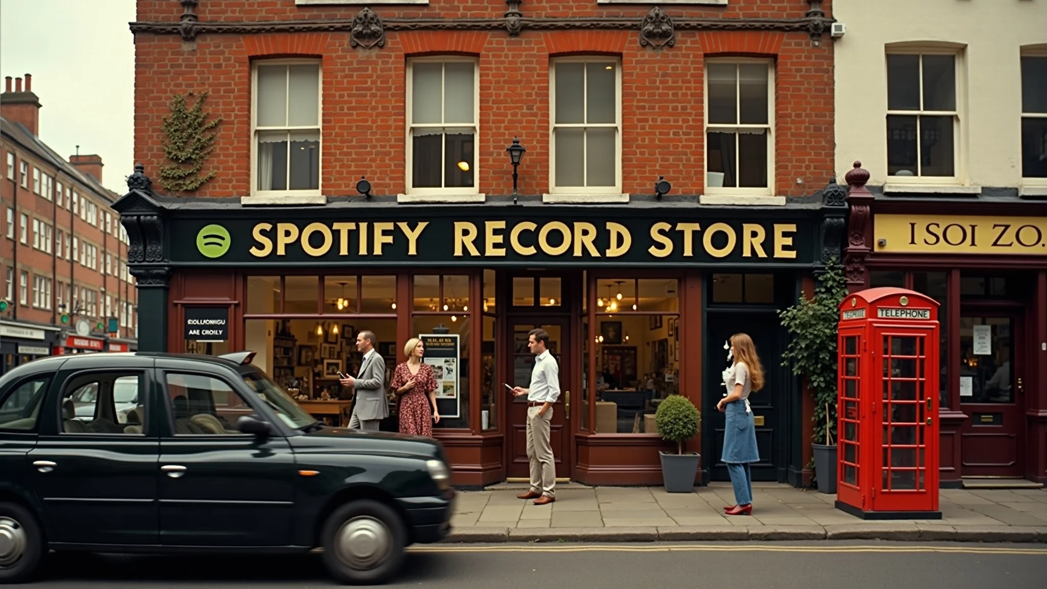 Spotify in 1970s London