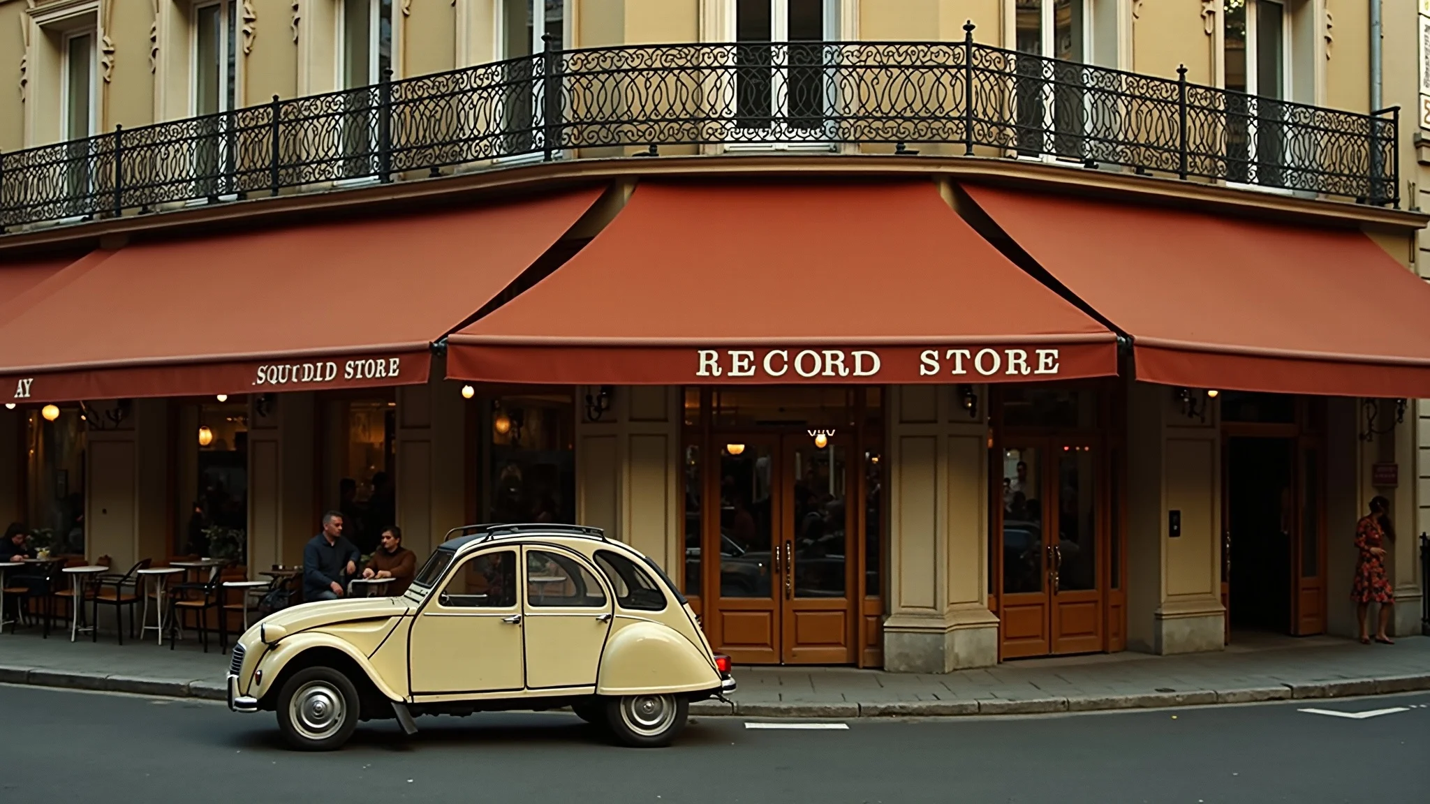 Spotify in 1970s Paris