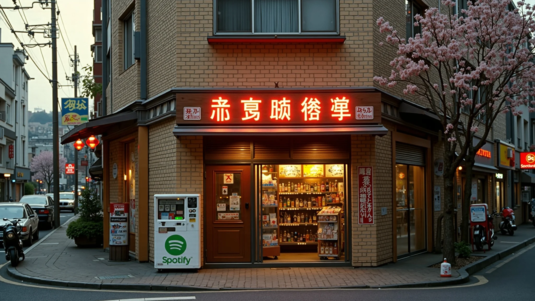 Spotify in 1970s Tokyo