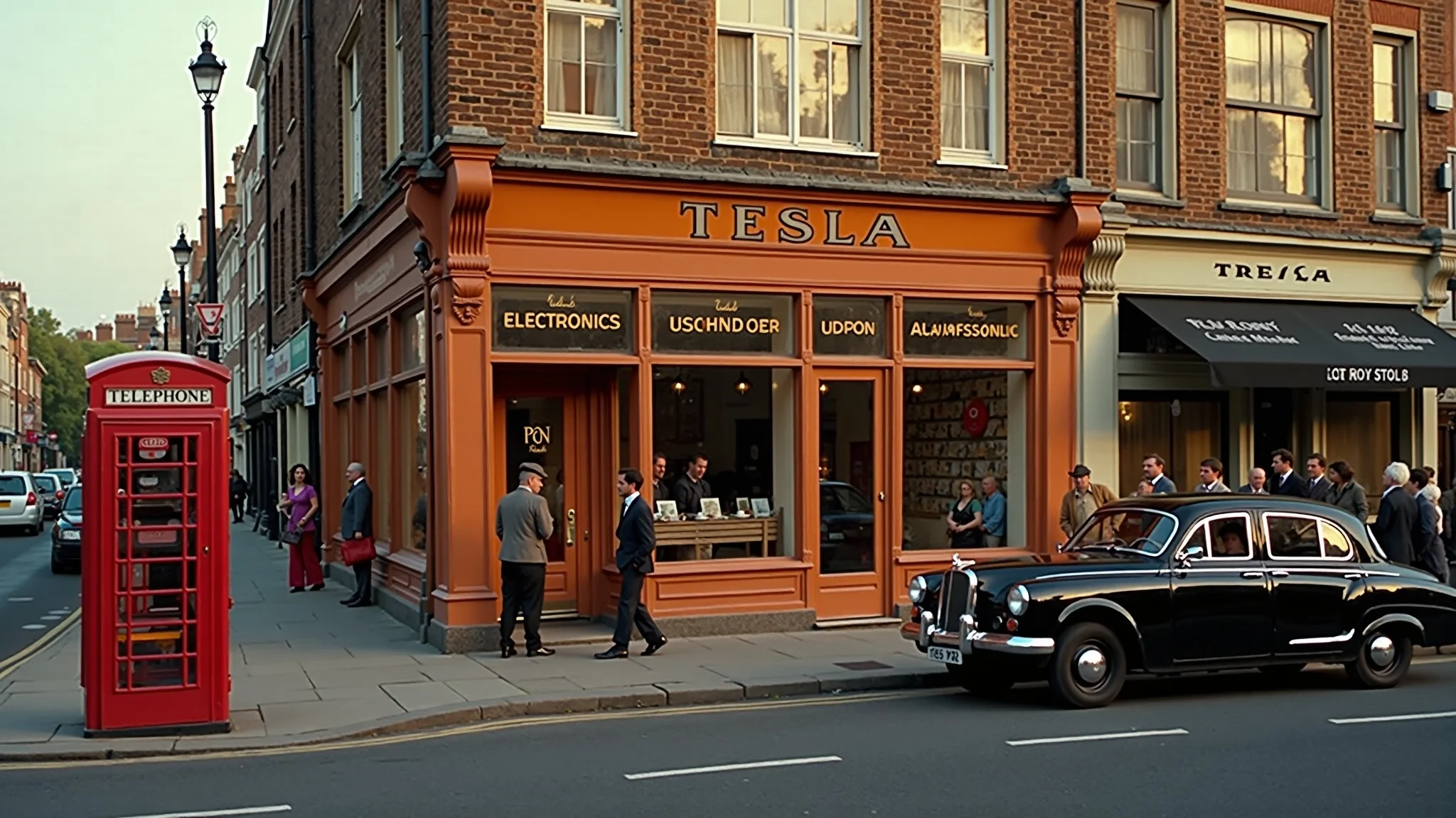 Tesla in 1970s London