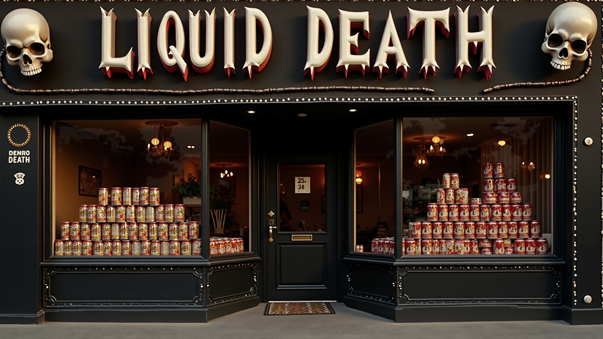 Liquid Death exterior view