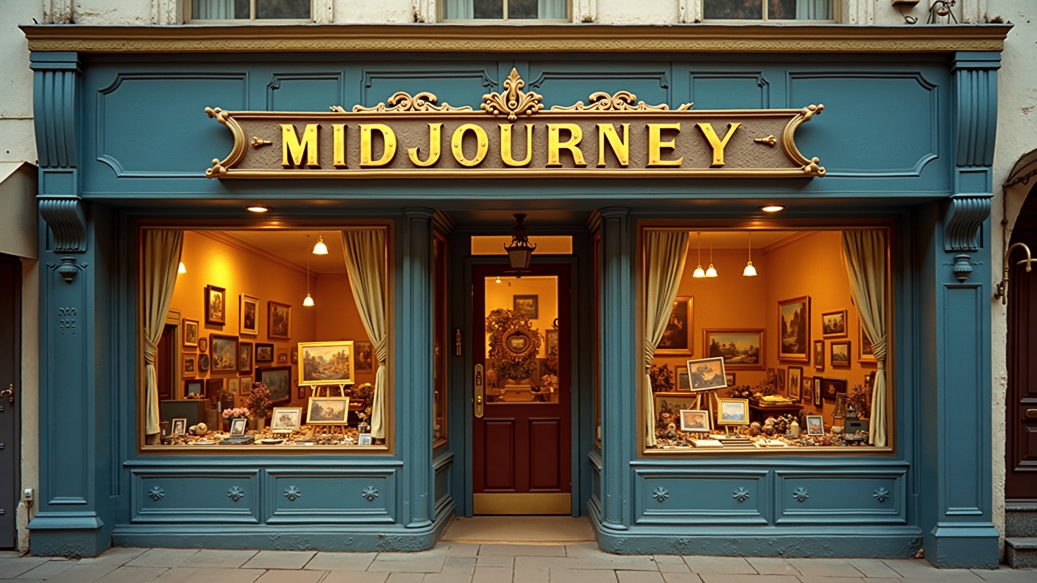 Midjourney exterior view