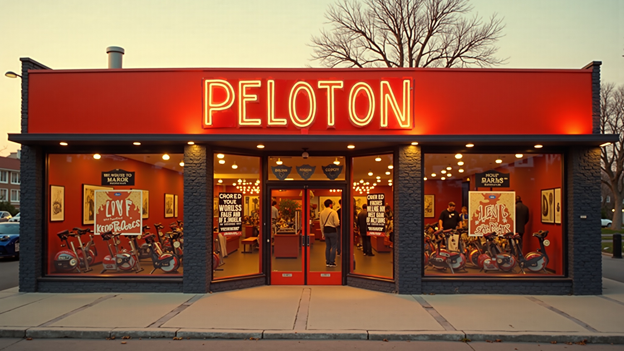 Peloton exterior view