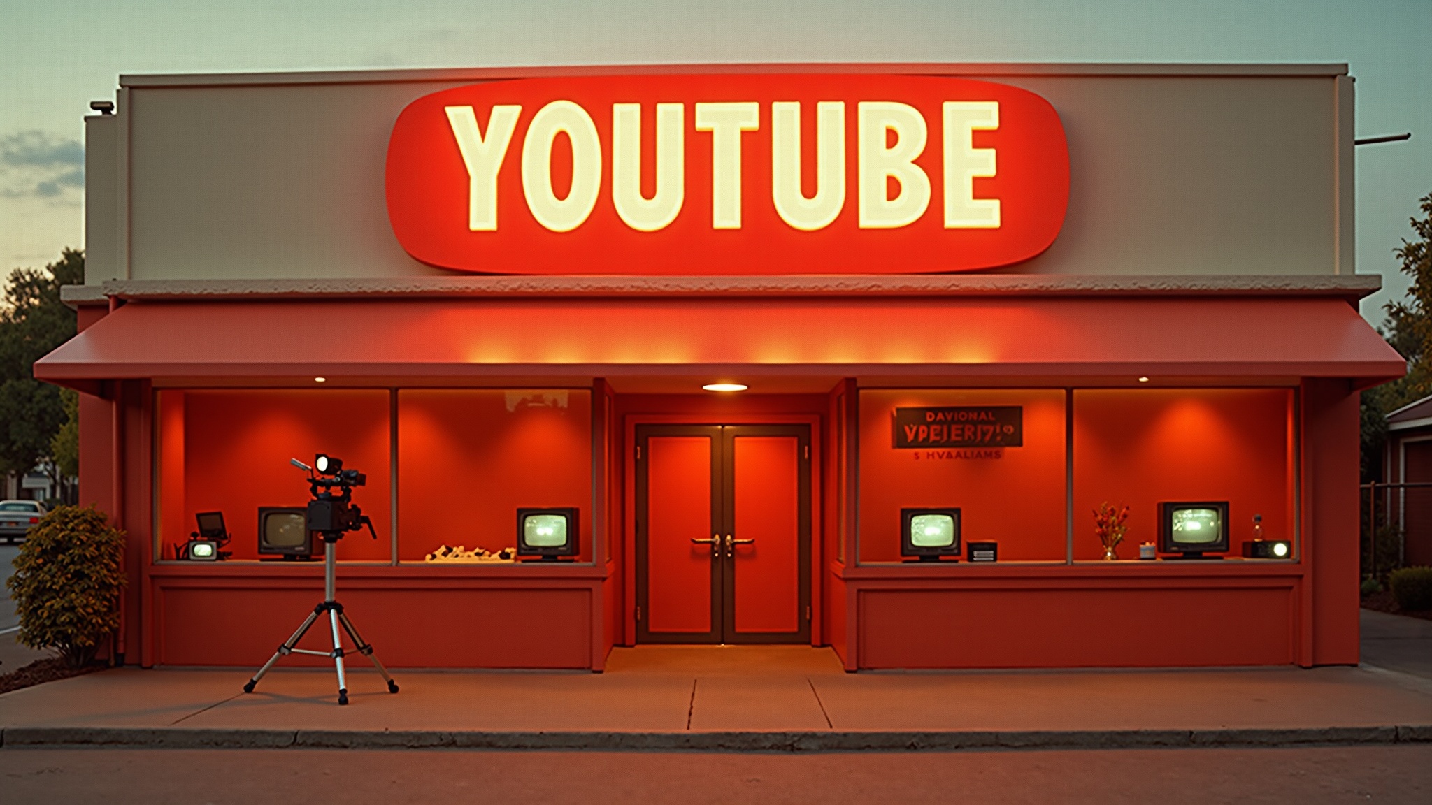 YouTube exterior view
