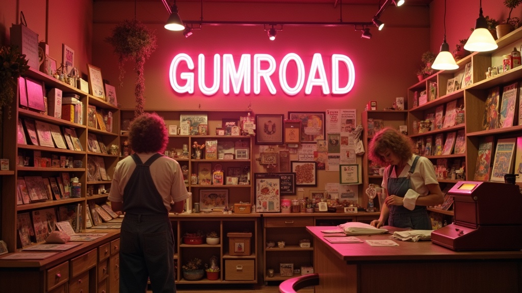 Gumroad as a 1970s independent sellers market