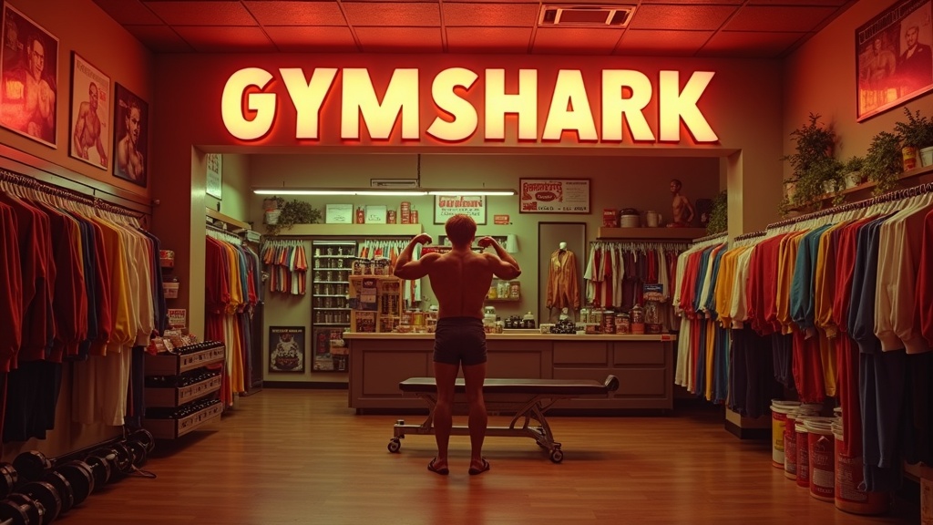 Gymshark as a 1970s athletic wear outfitters