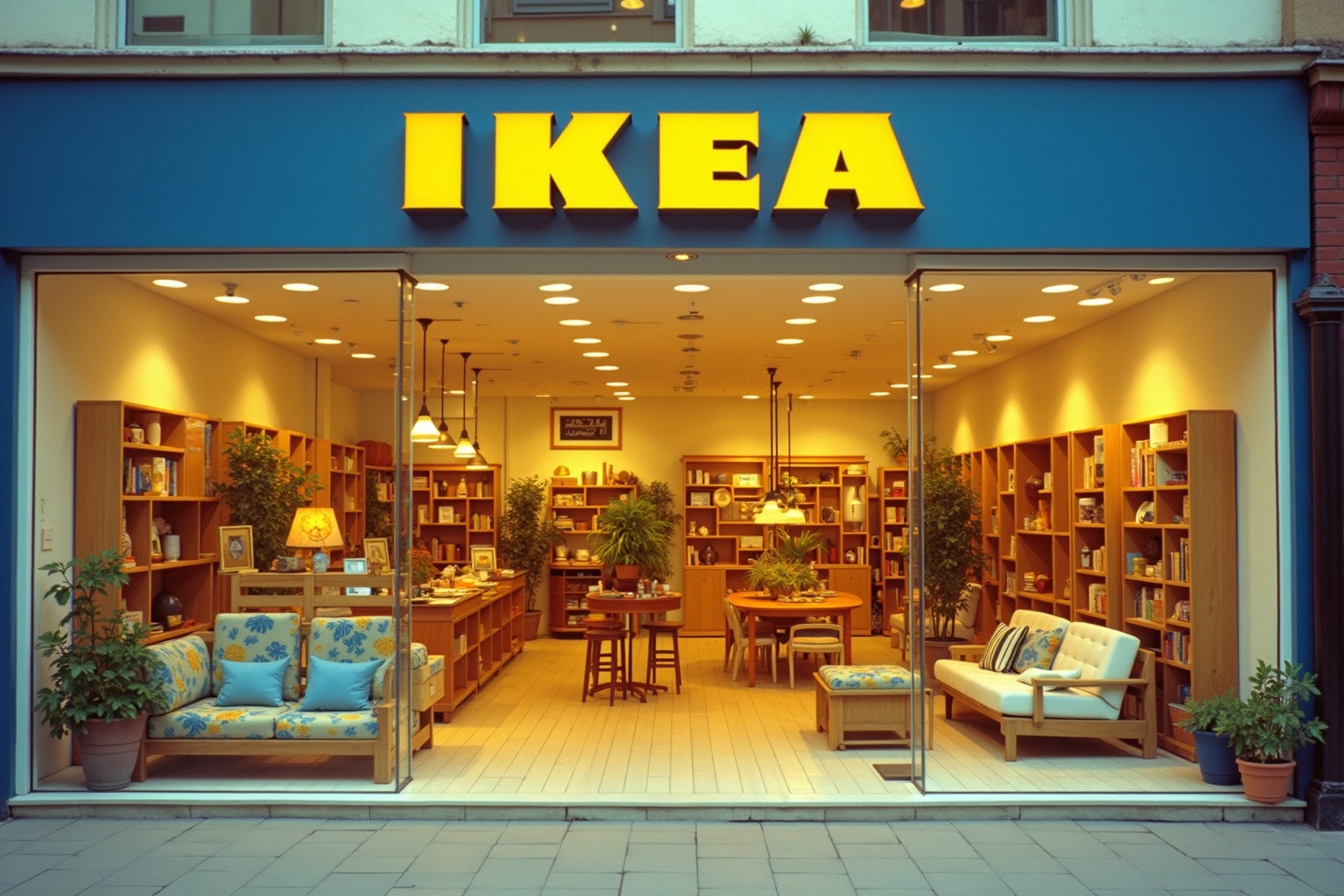 IKEA as a 1970s Scandinavian furniture shop