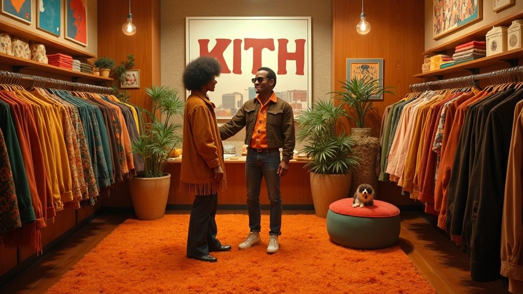 KITH as a 1970s fashion boutique