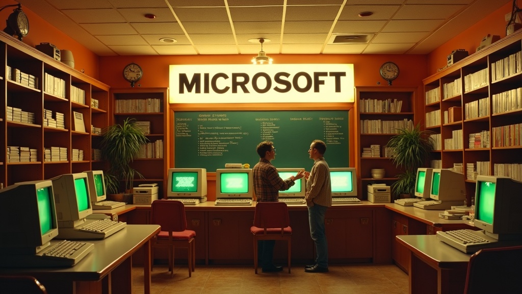 Microsoft as a 1970s computer store