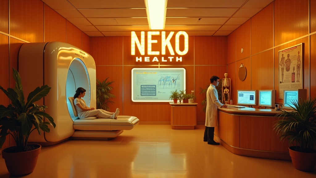 Neko Health as a 1970s health screening clinic
