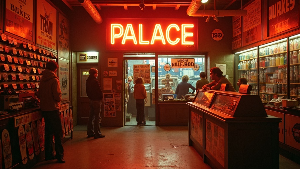Palace as a 1970s skateboard & streetwear