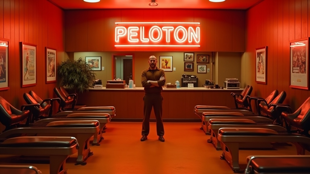 Peloton as a 1970s fitness shop