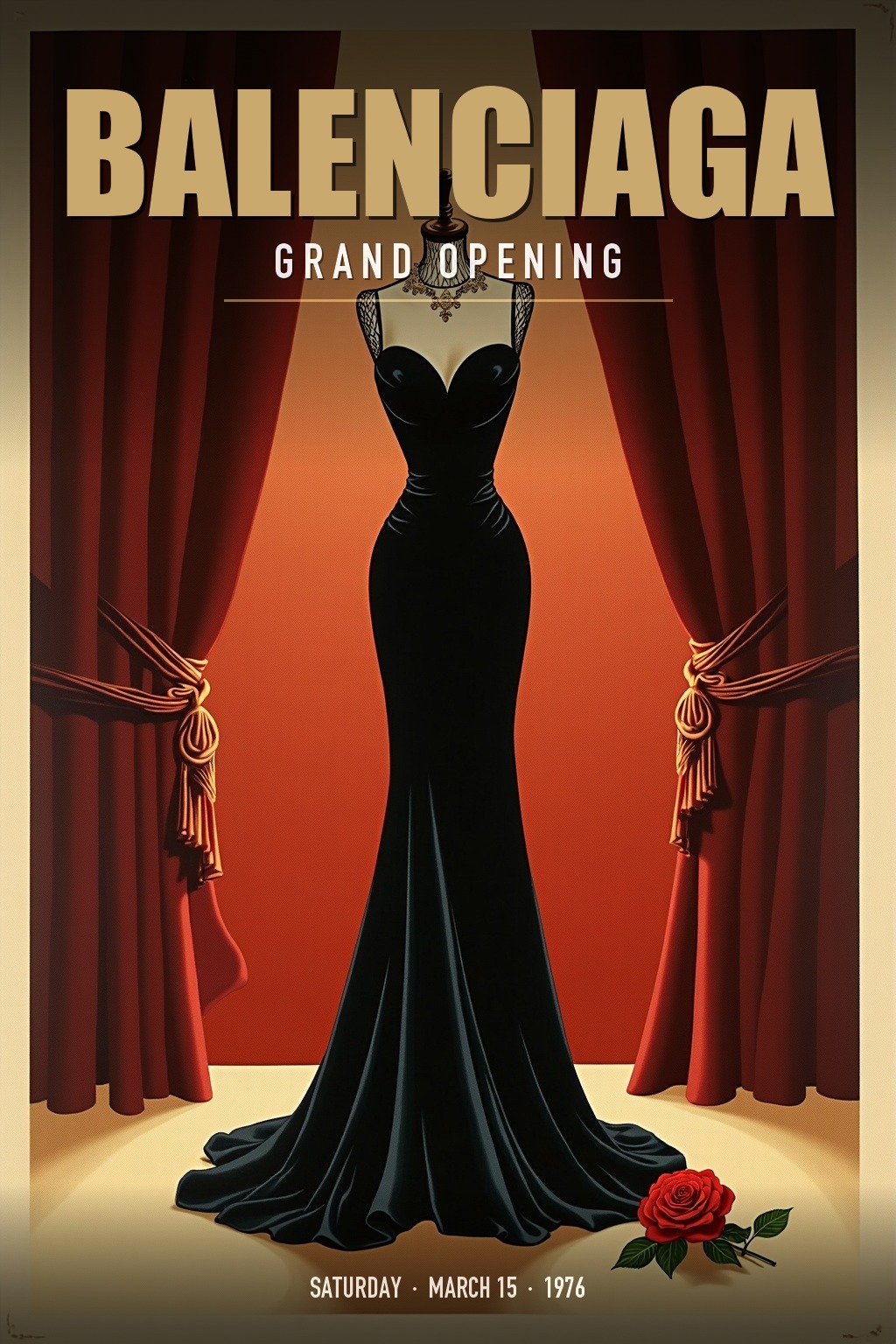 Balenciaga grand opening poster