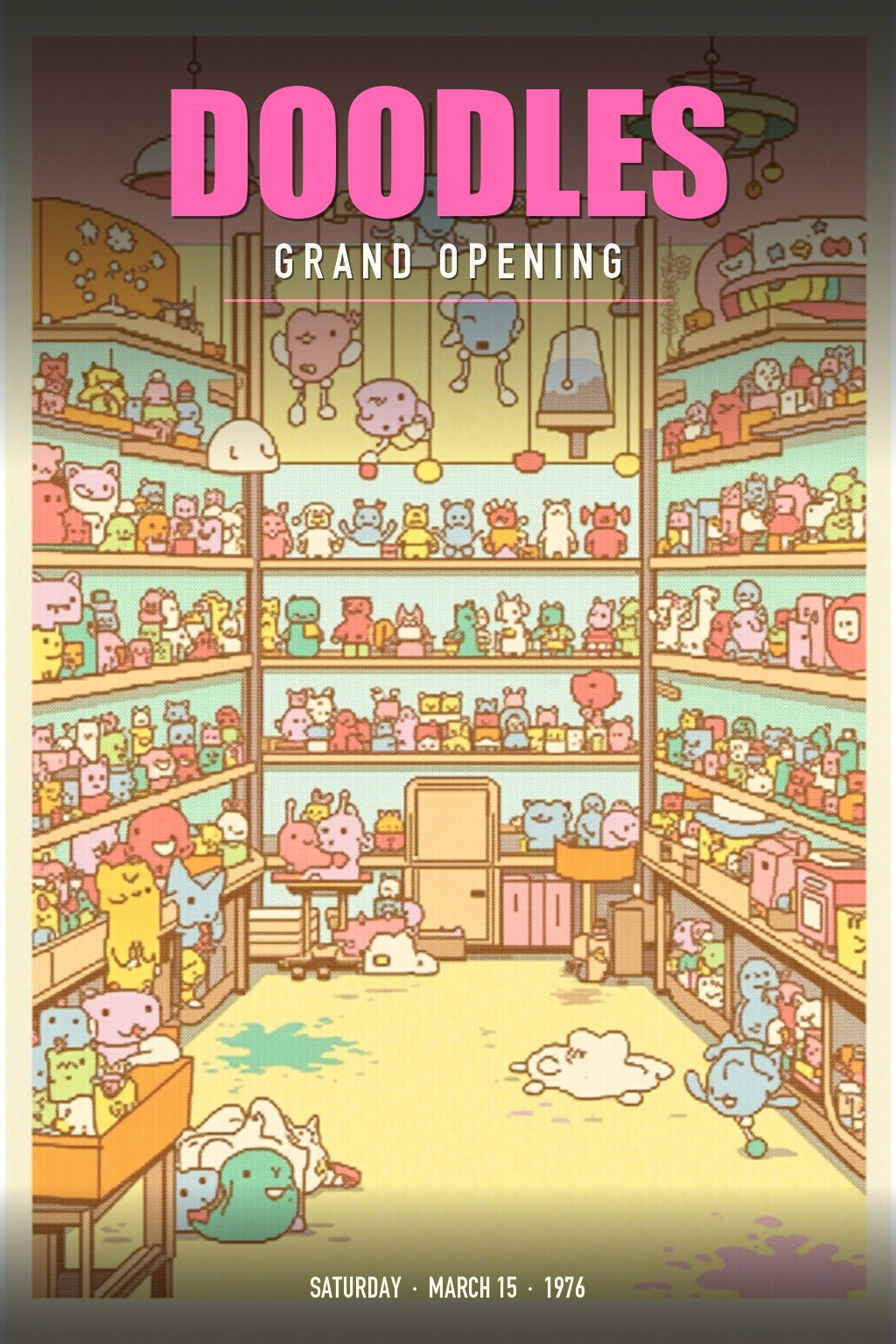 Doodles grand opening poster