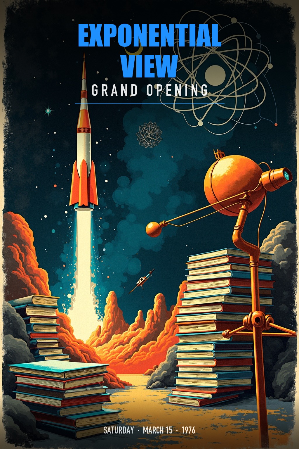 Exponential View grand opening poster