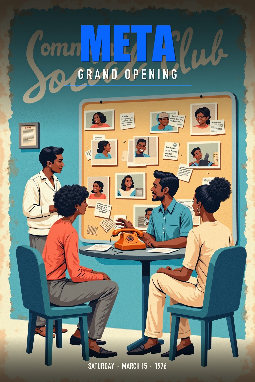 Meta grand opening poster