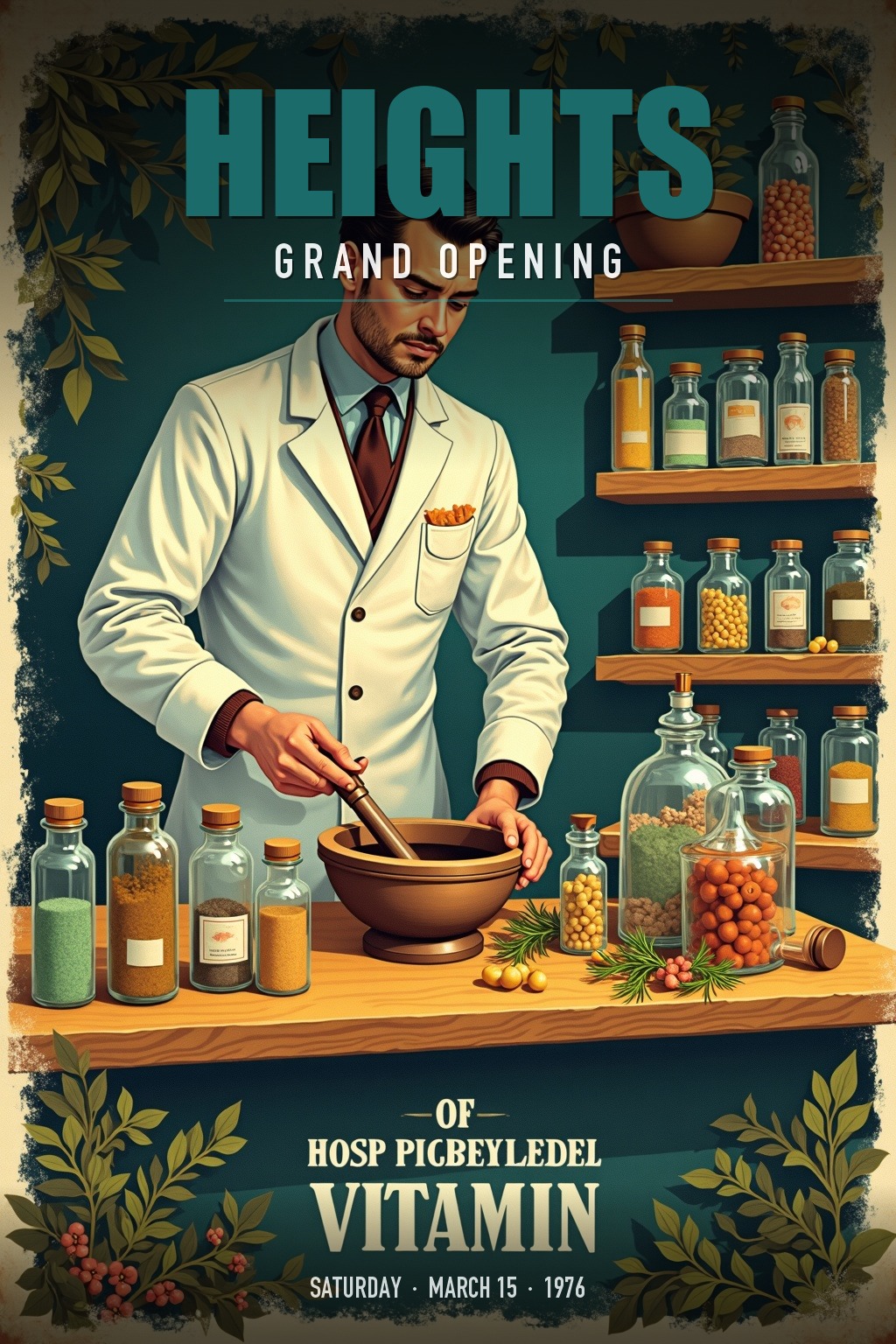 Heights grand opening poster