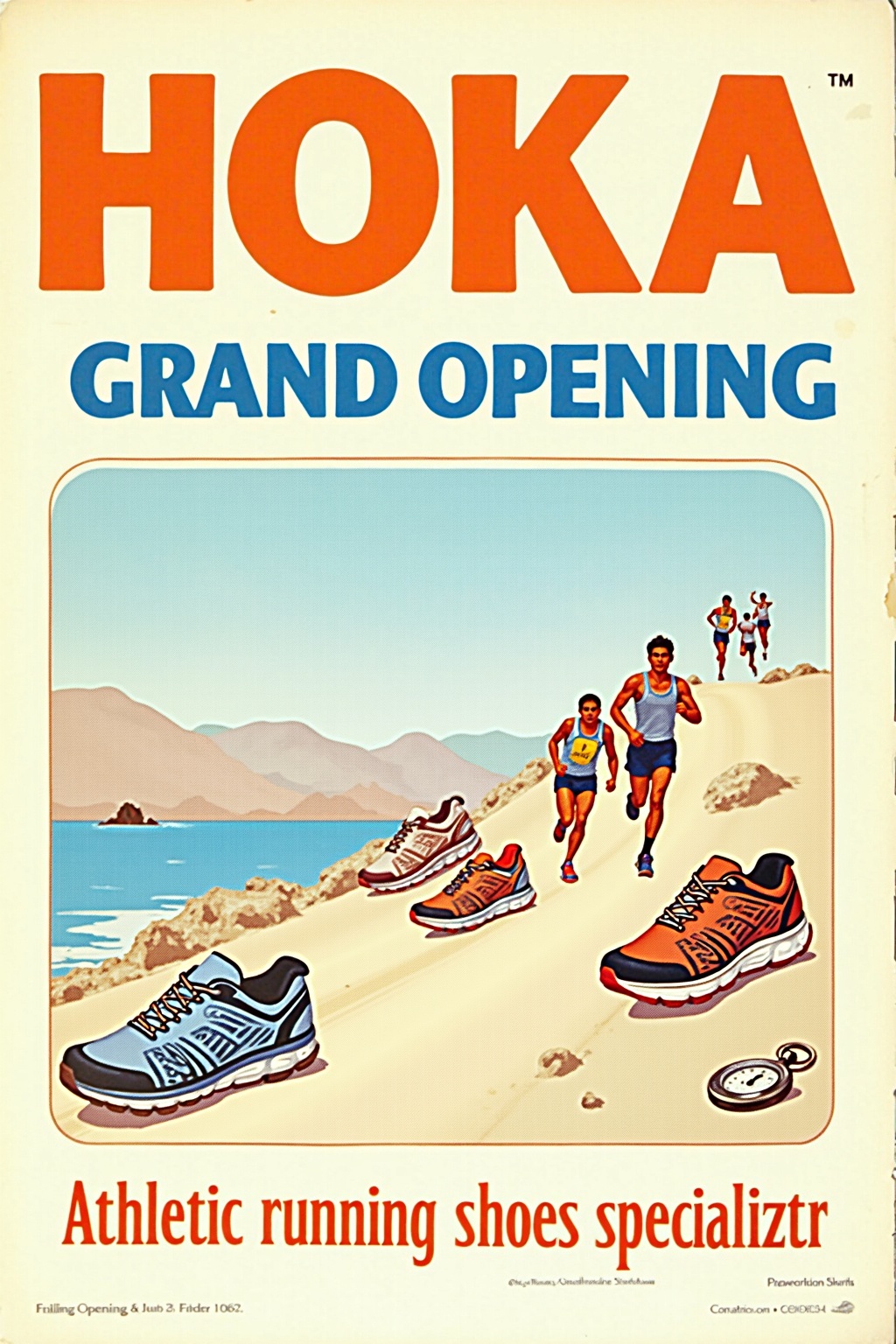 HOKA grand opening poster