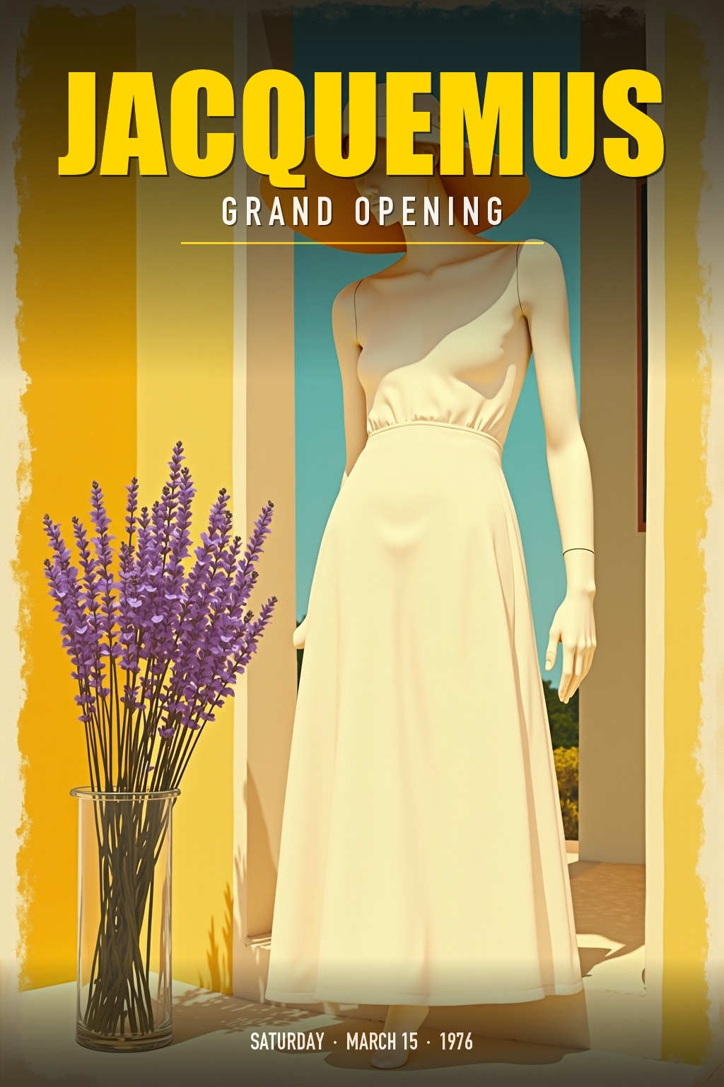 Jacquemus grand opening poster