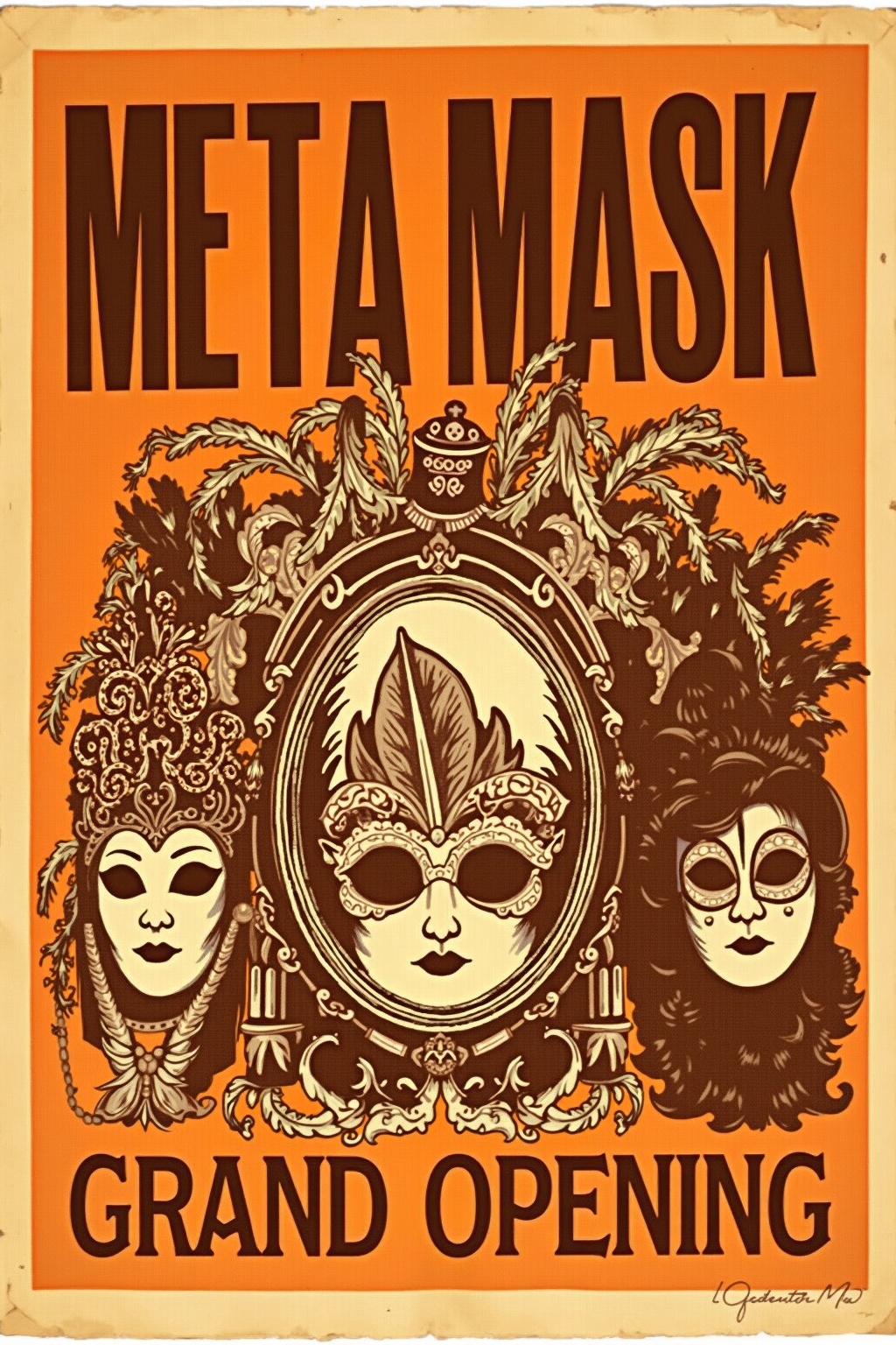 MetaMask grand opening poster