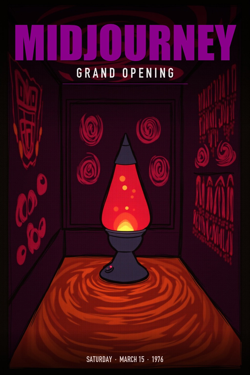 Midjourney grand opening poster