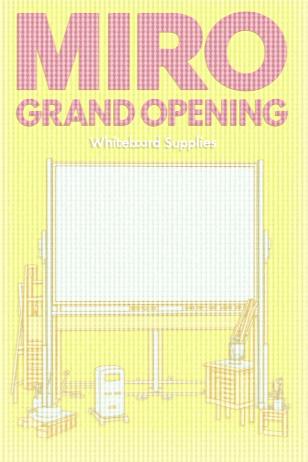 Miro grand opening poster