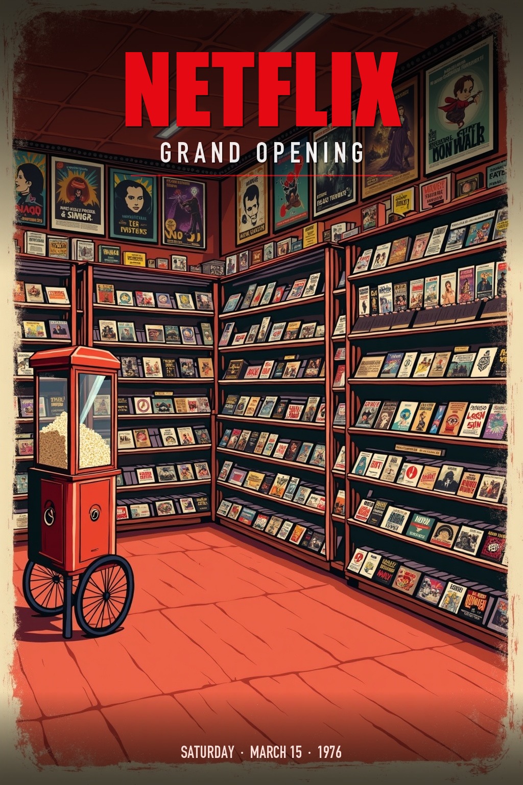 Netflix grand opening poster