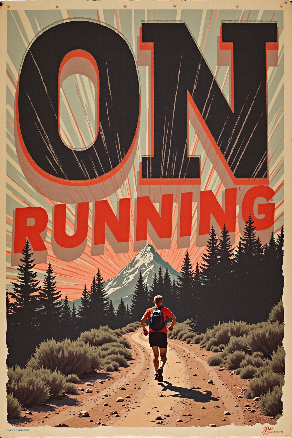 On grand opening poster