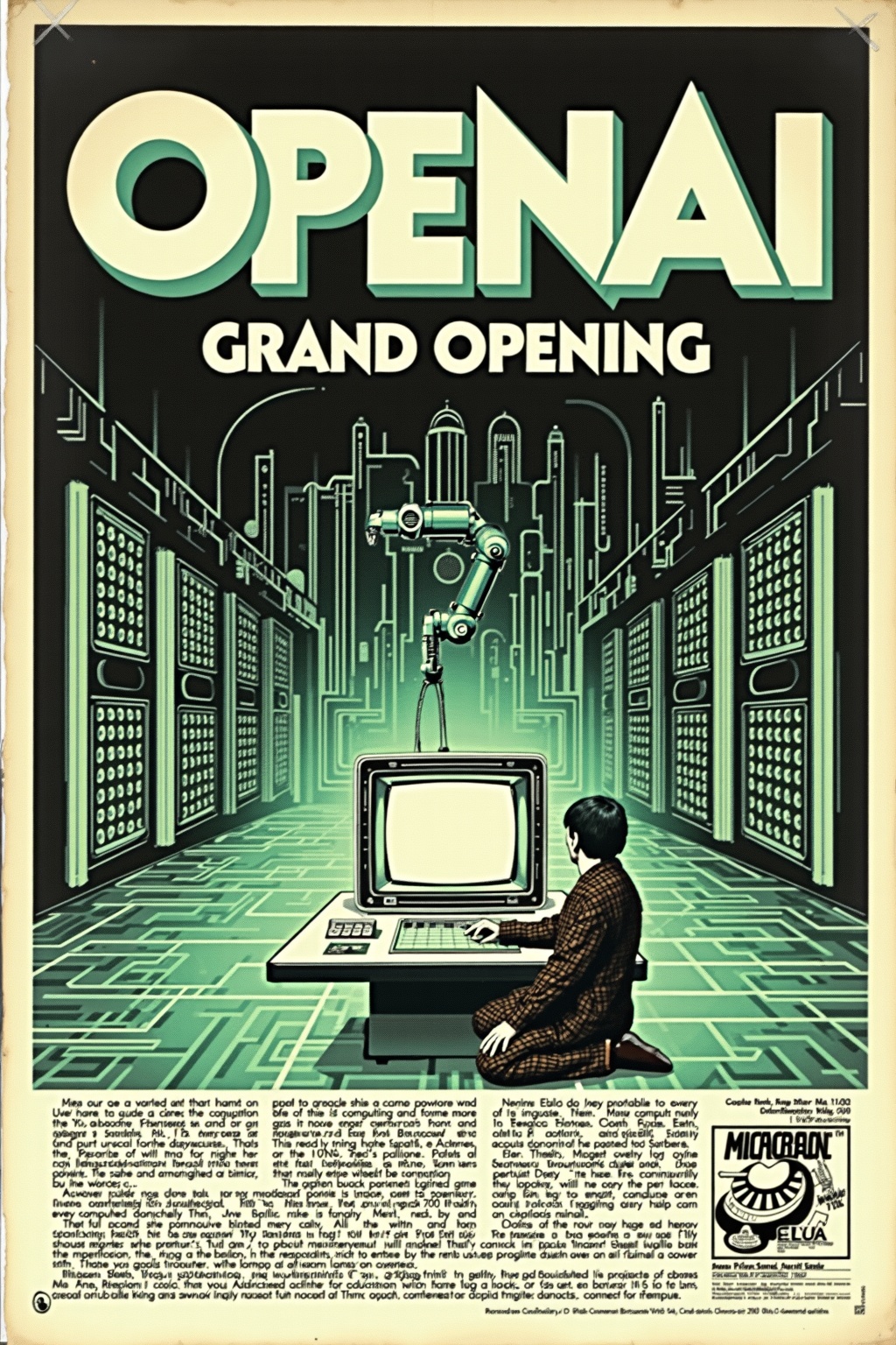 OpenAI grand opening poster