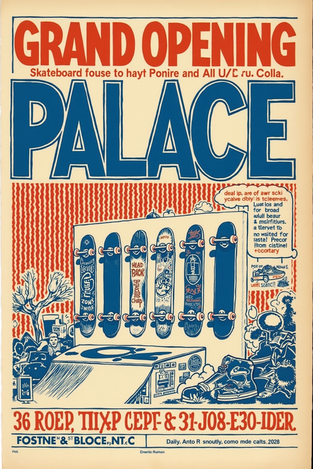 Palace grand opening poster