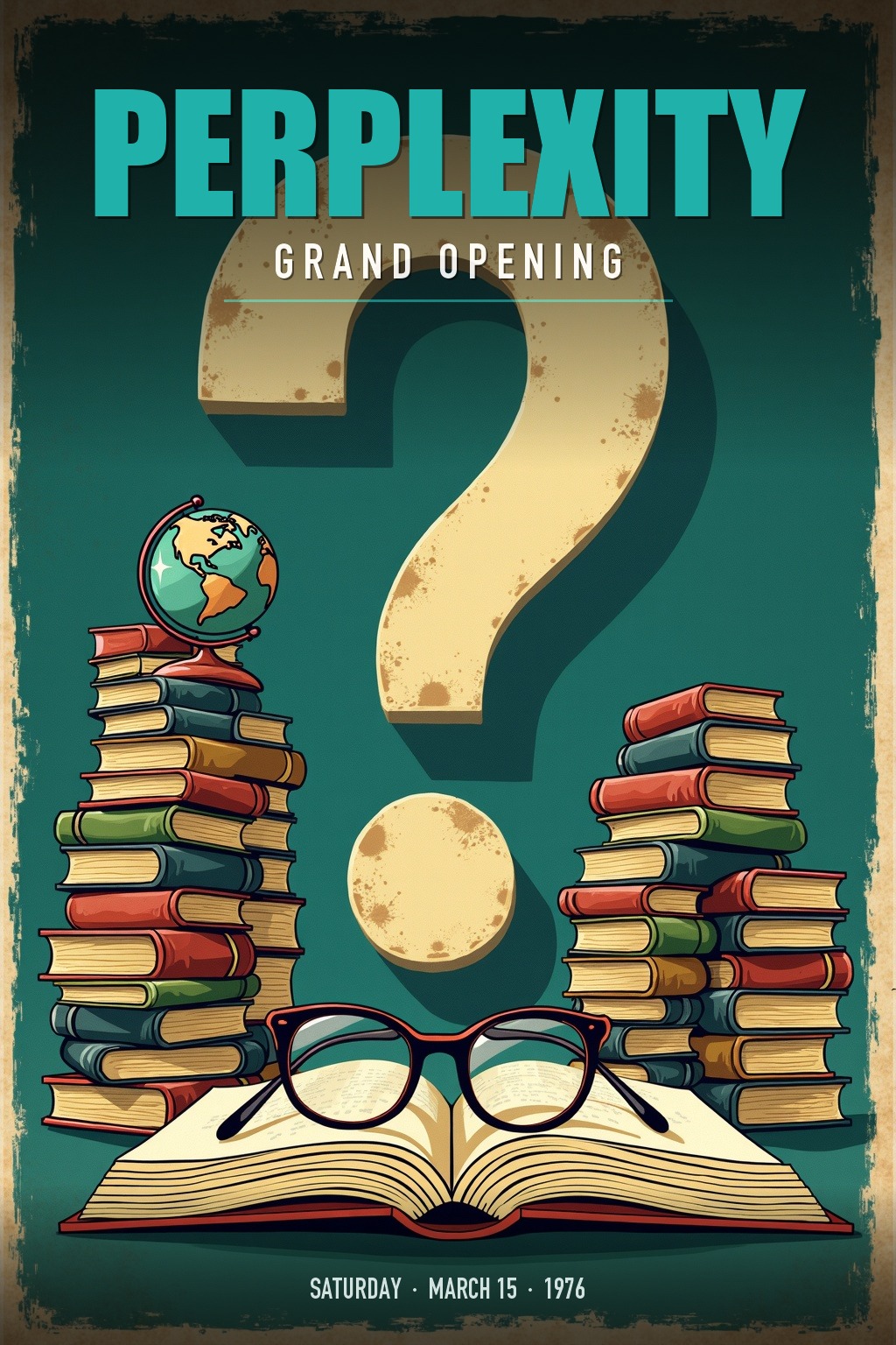 Perplexity grand opening poster