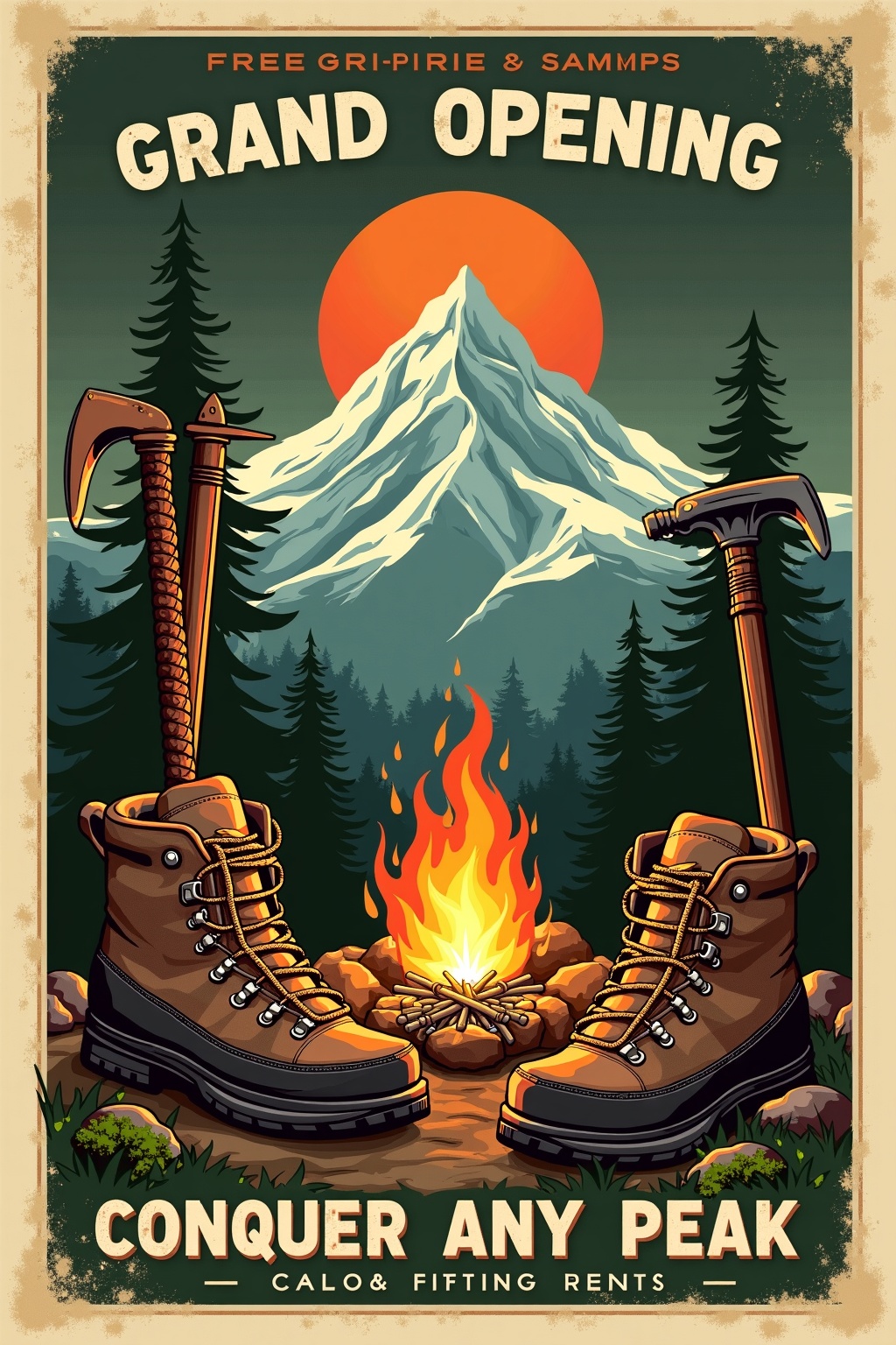 Salomon grand opening poster