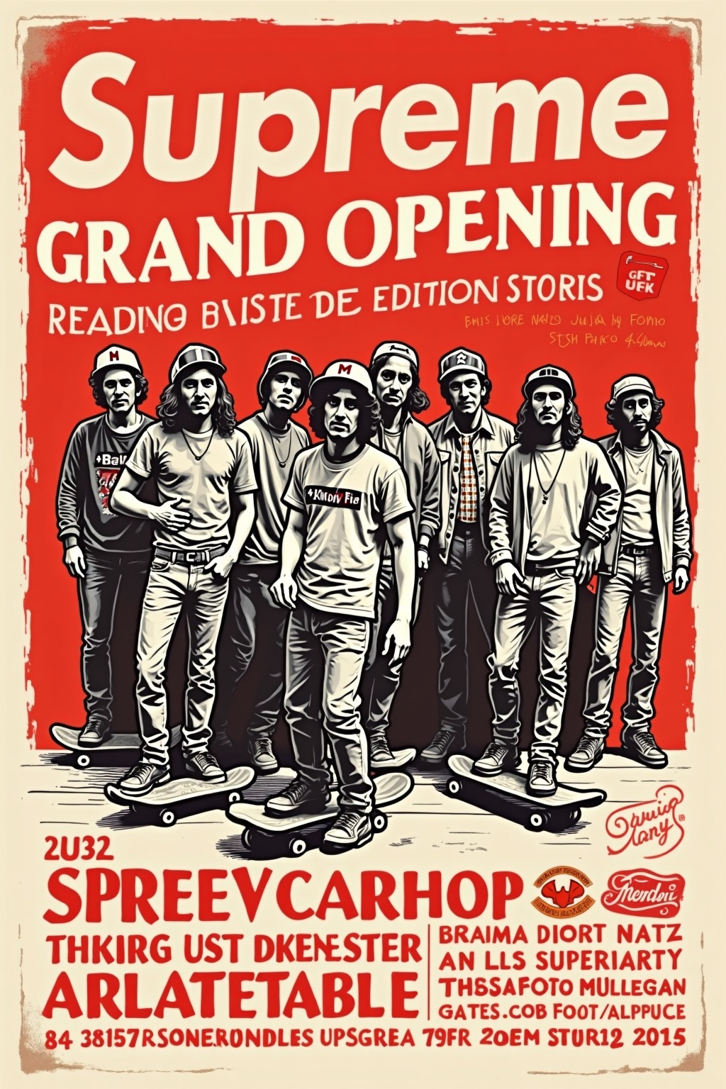 Supreme grand opening poster