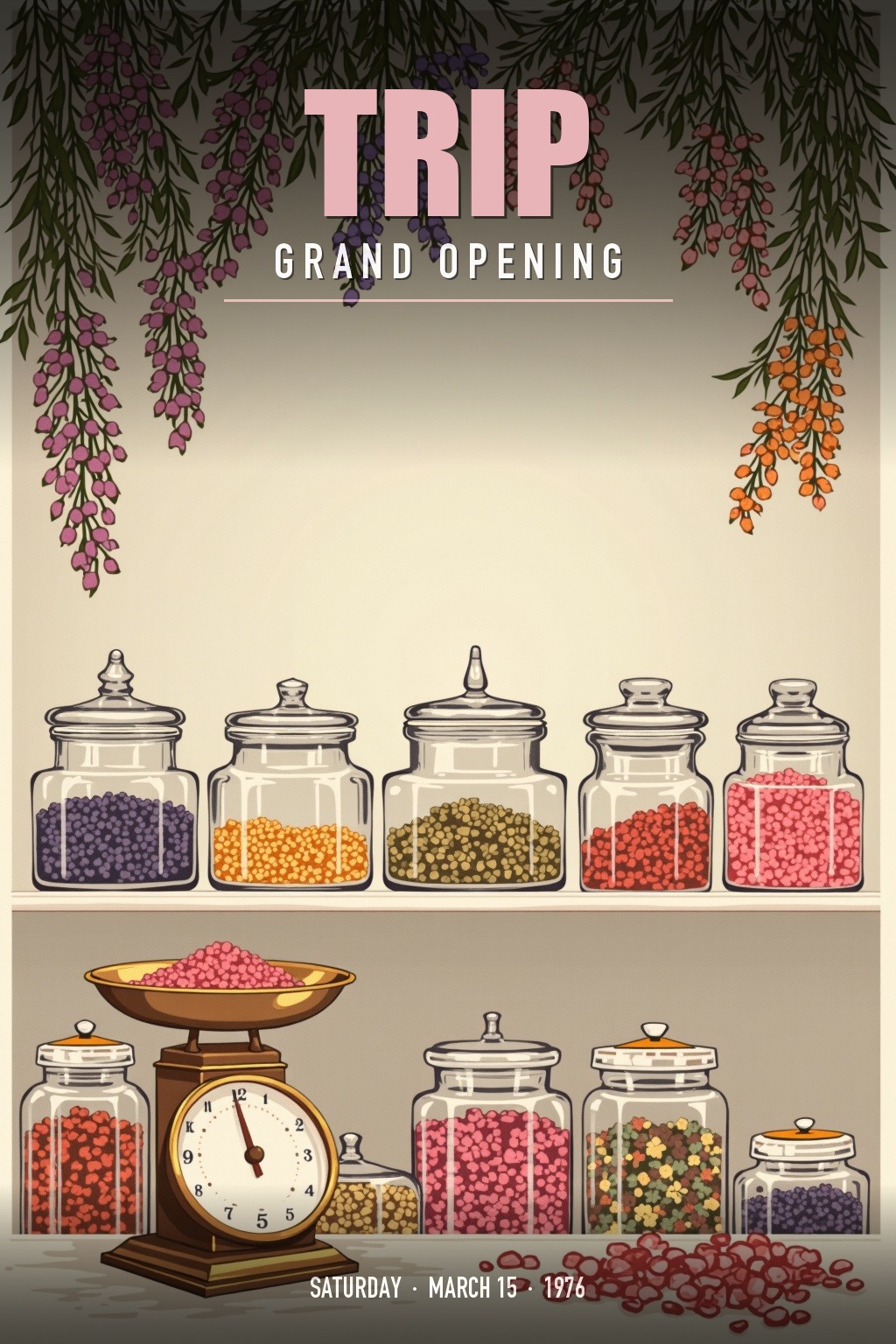 TRIP grand opening poster