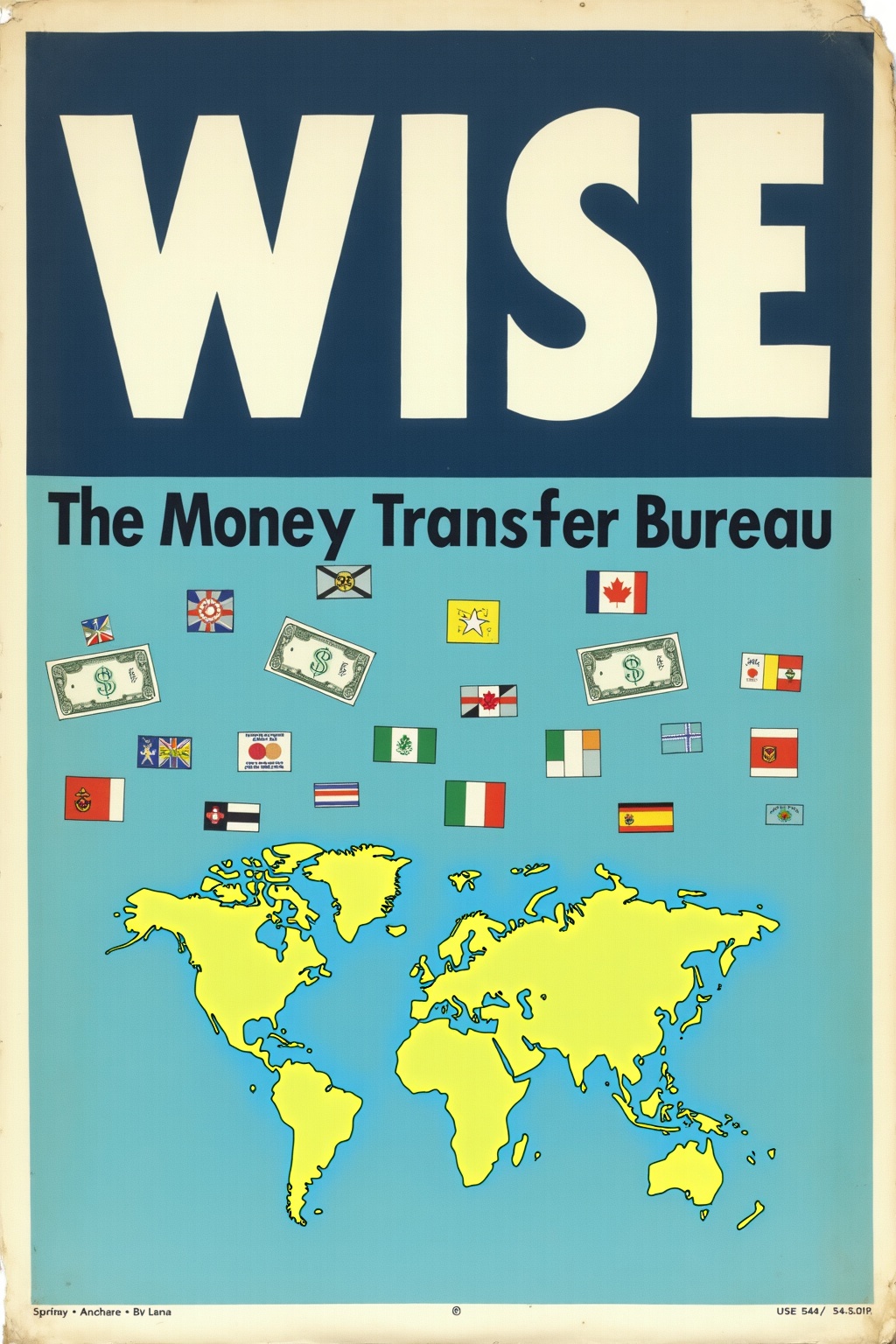 Wise grand opening poster