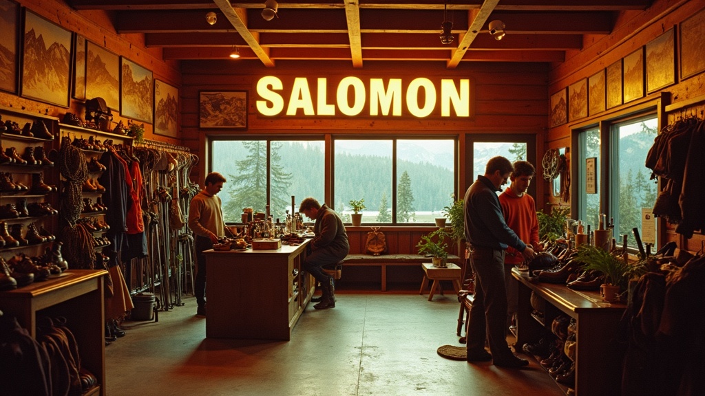 Salomon as a 1970s alpine sports equipment