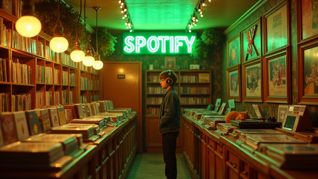 Spotify as a 1970s record store