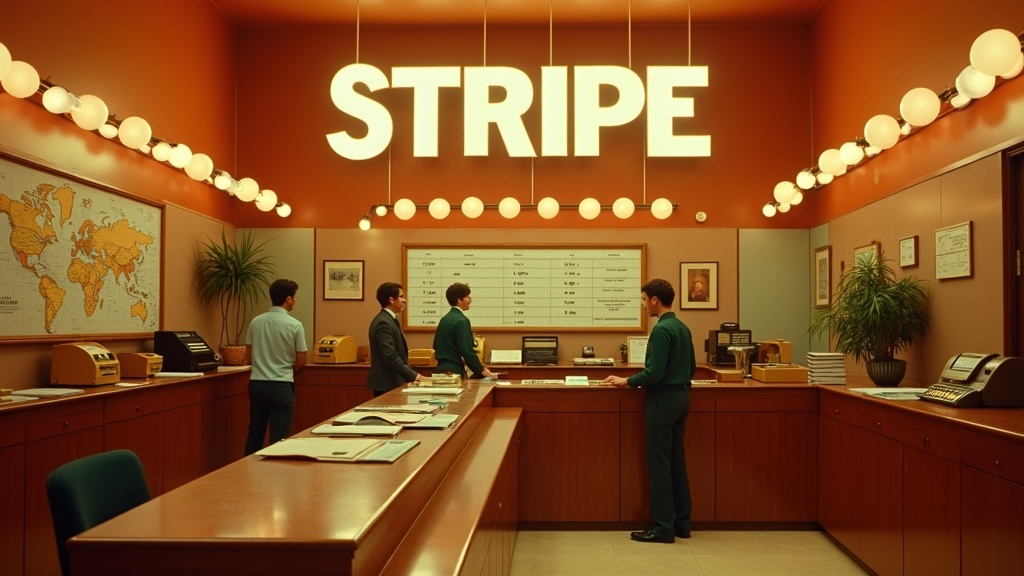 Stripe as a 1970s payment processing bureau
