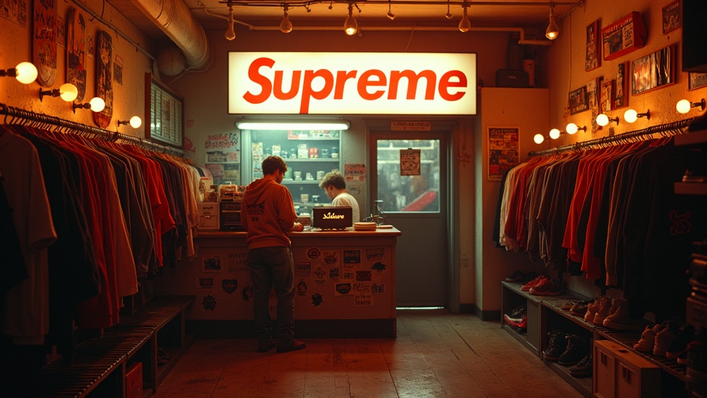 Supreme as a 1970s streetwear drop shop