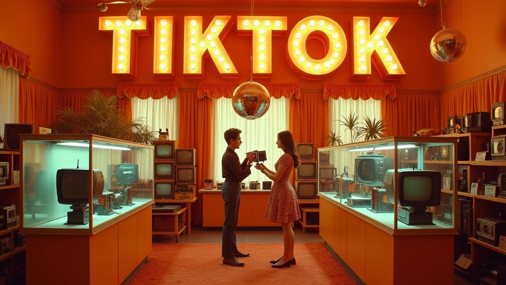 TikTok as a 1970s short film store