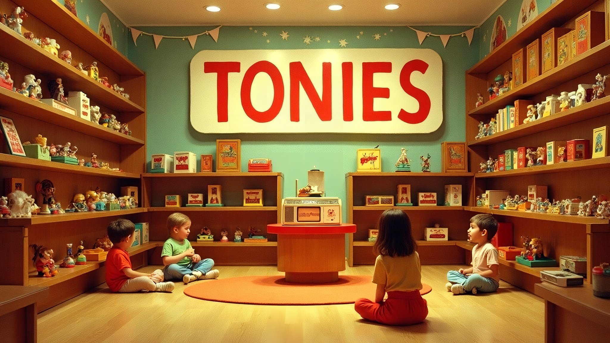 Tonies as a 1970s children's audio shop